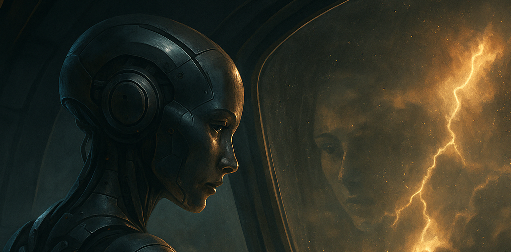 Aletheia at a ship's console